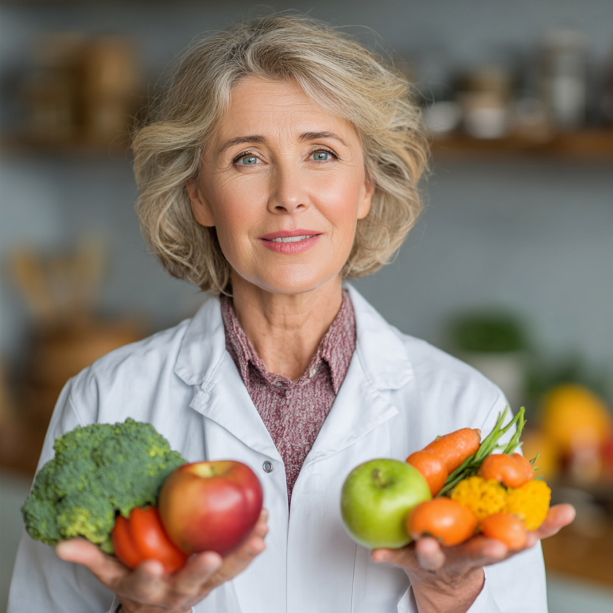 Здорові овочі та фрукти